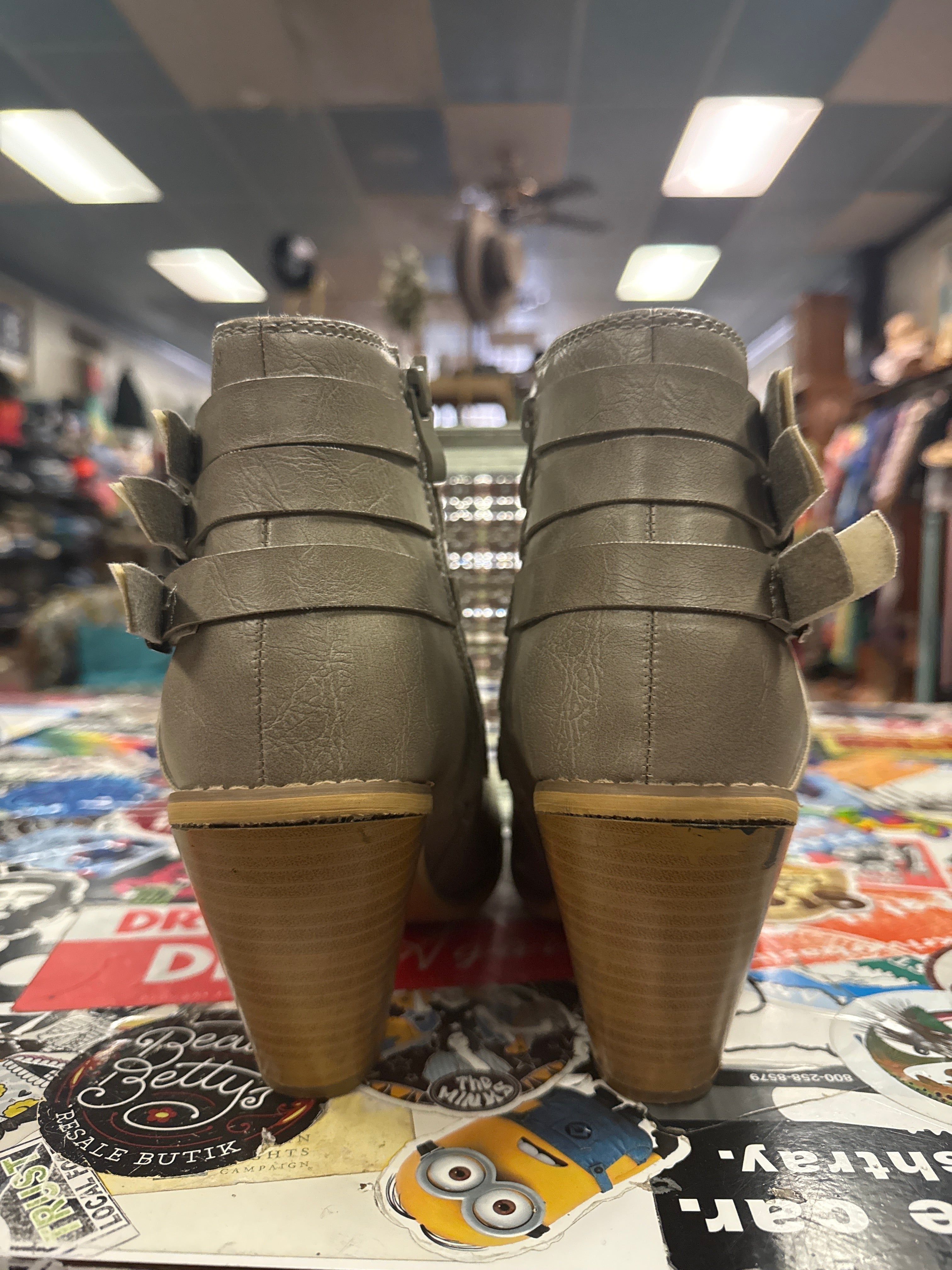 JG FAUX LEATHER BOOTIE