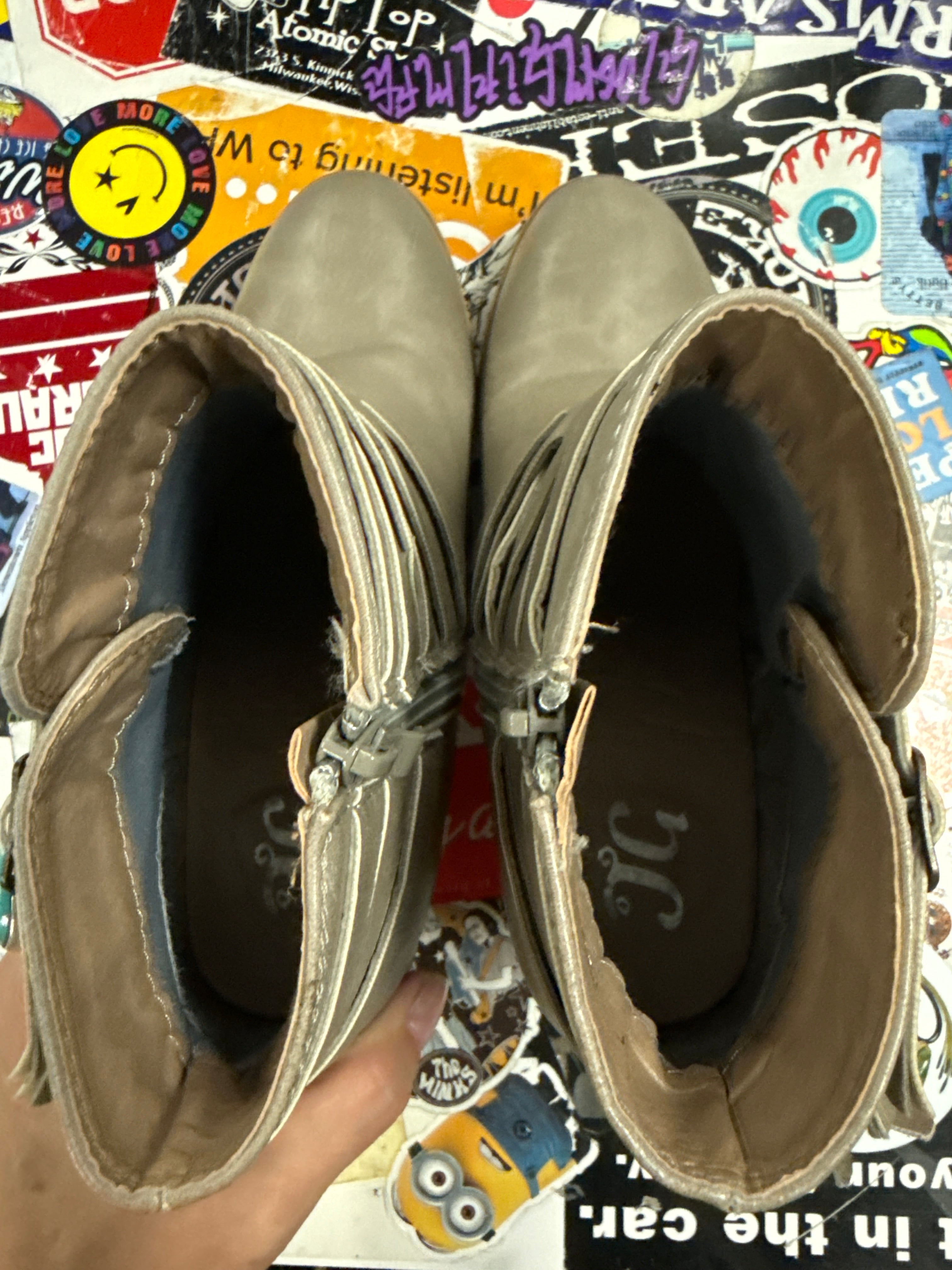 JG FAUX LEATHER BOOTIE