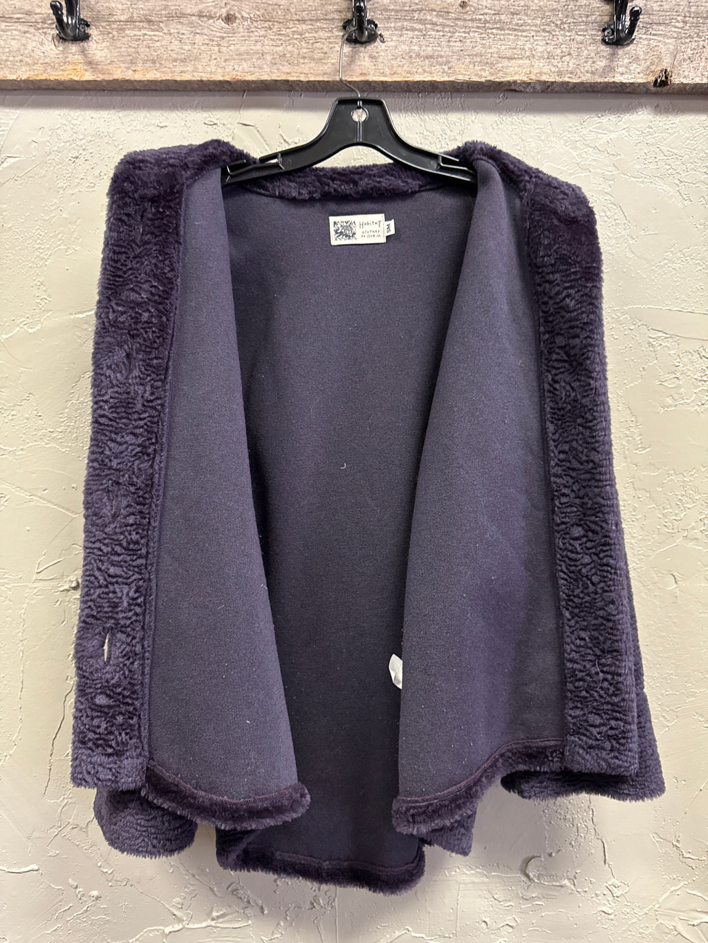 HABITAT FAUX SHERPA COAT (org$145)