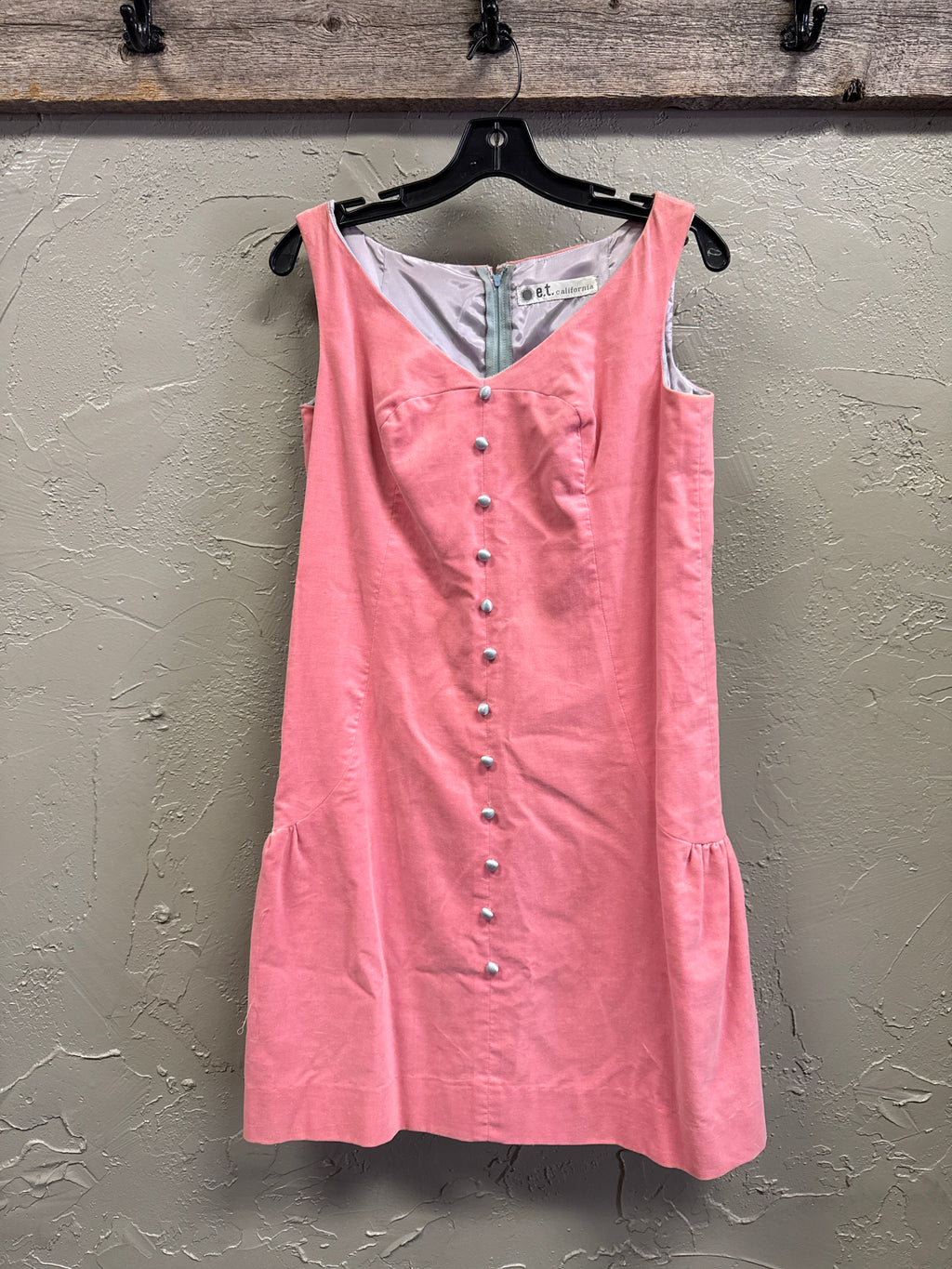 VTG E.T. CALI VELVET DRESS