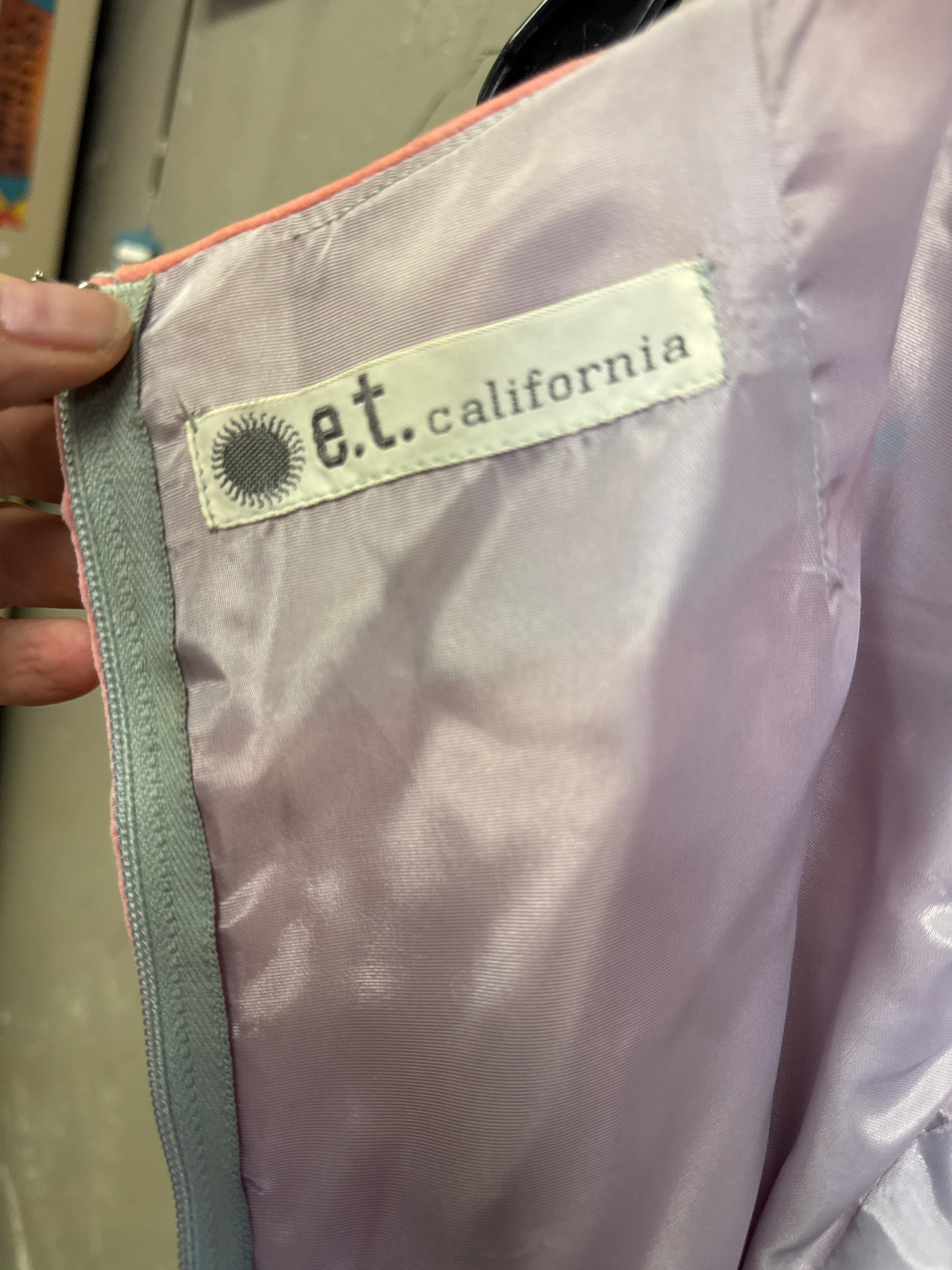 VTG E.T. CALI VELVET DRESS