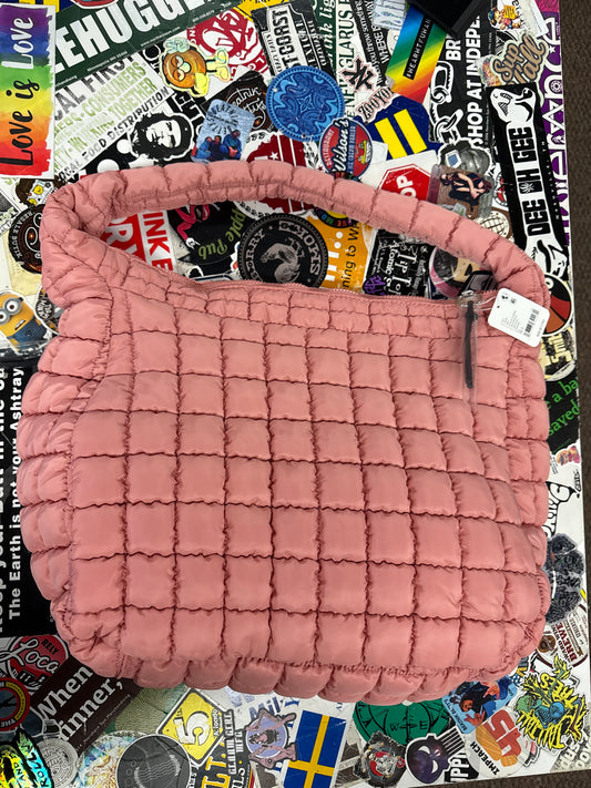NWT FREE PEOPLE QUILTED TOTE (org$68)