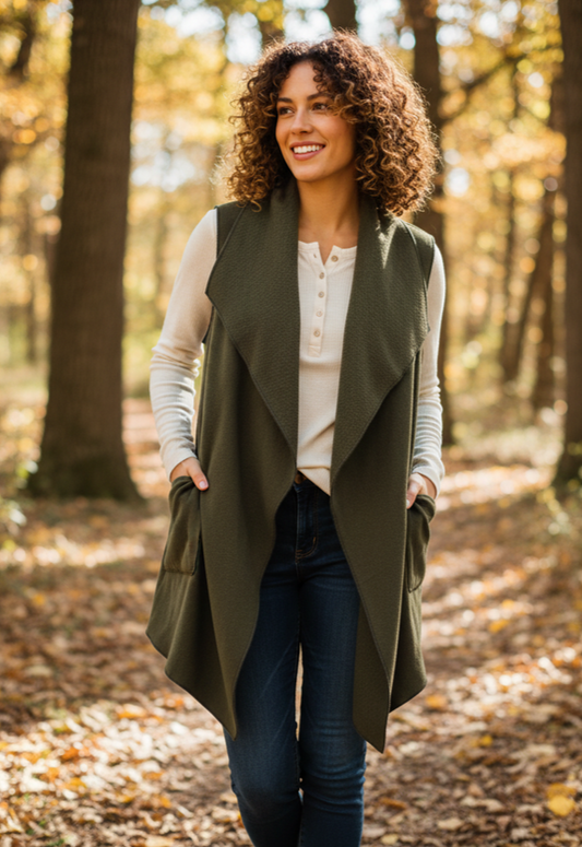 LE MODA FLEECE VEST