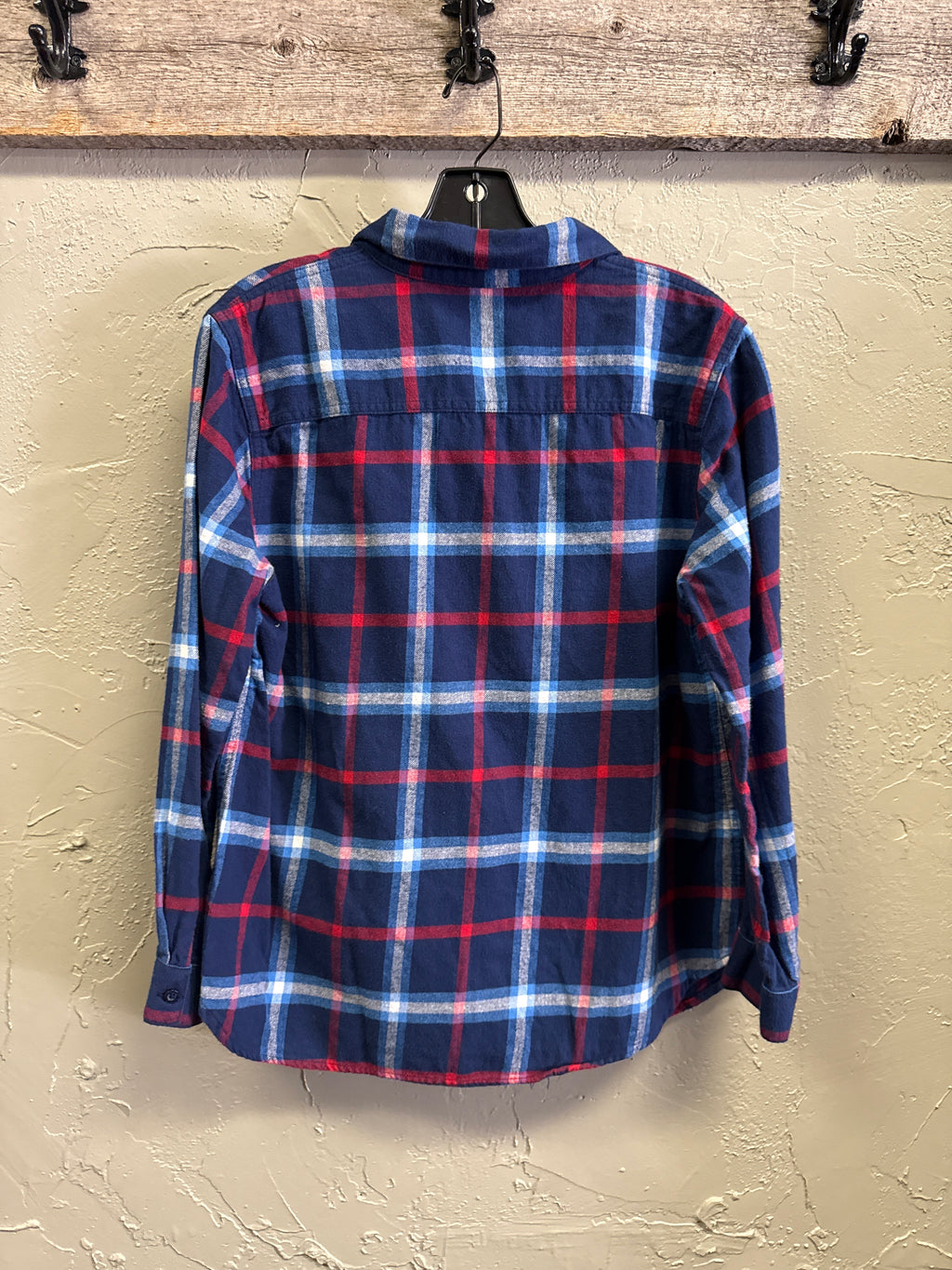 COLDWATER CREEK 1/2 BUTTON FLANNEL