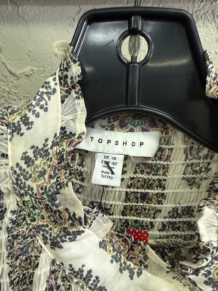 TOPSHOP PAISLEY BLOUSE (org$79)