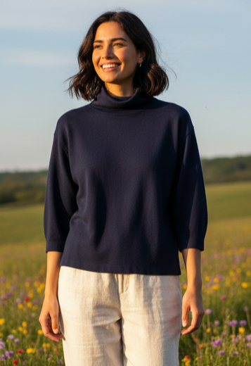 BANANA REPUBLIC T-NECK SWEATER