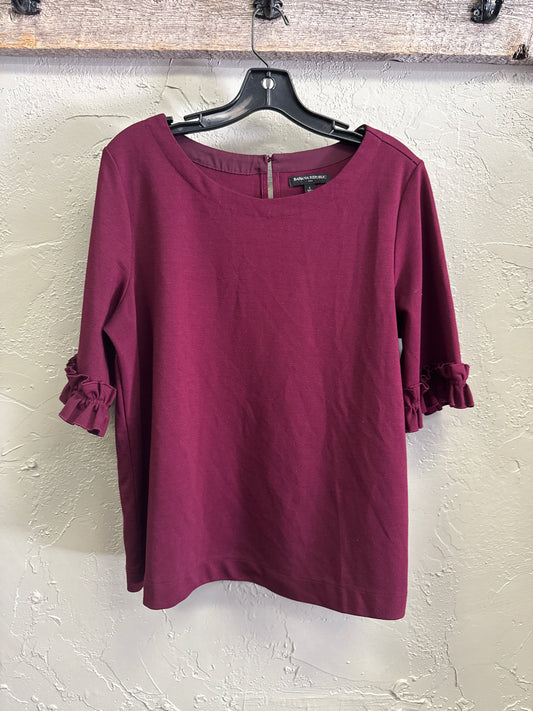 BANANA REPUBLIC RUFFLE SLEEVE TOP