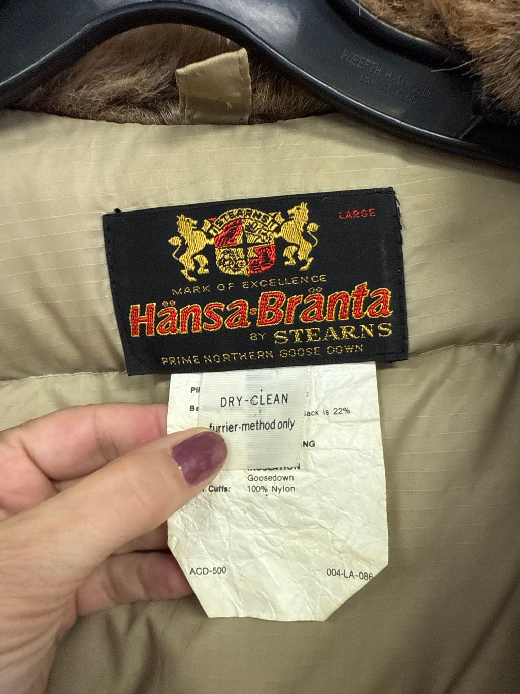 VTG 70's HANSA BRANTA DOWN COAT