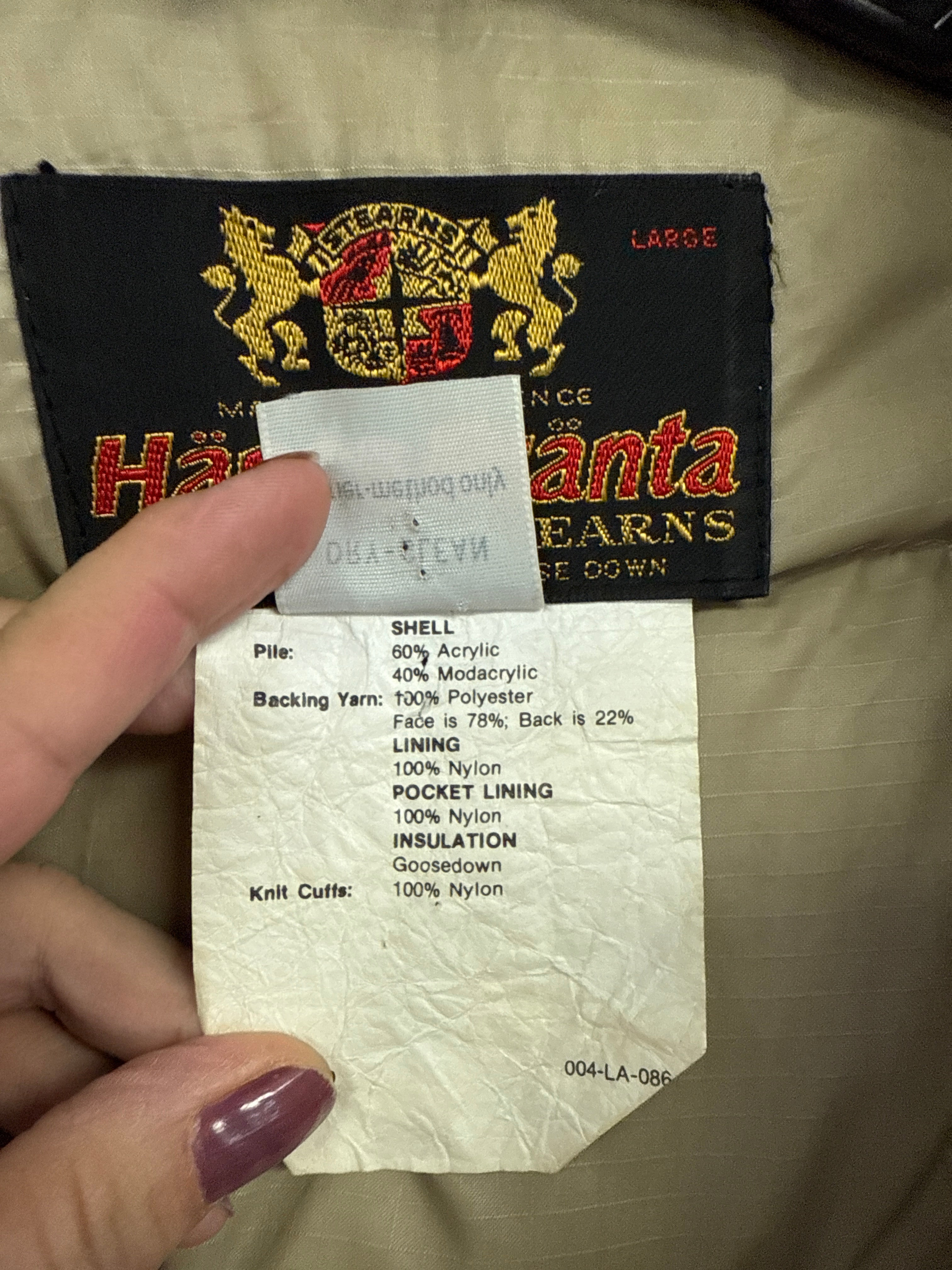 VTG 70's HANSA BRANTA DOWN COAT