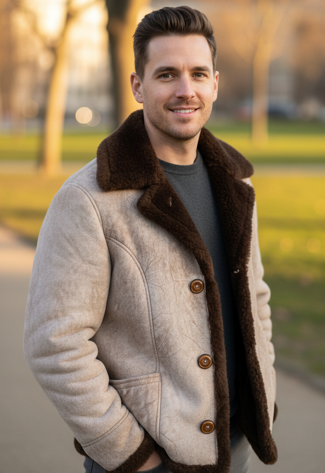 Vintage Shearling Coat