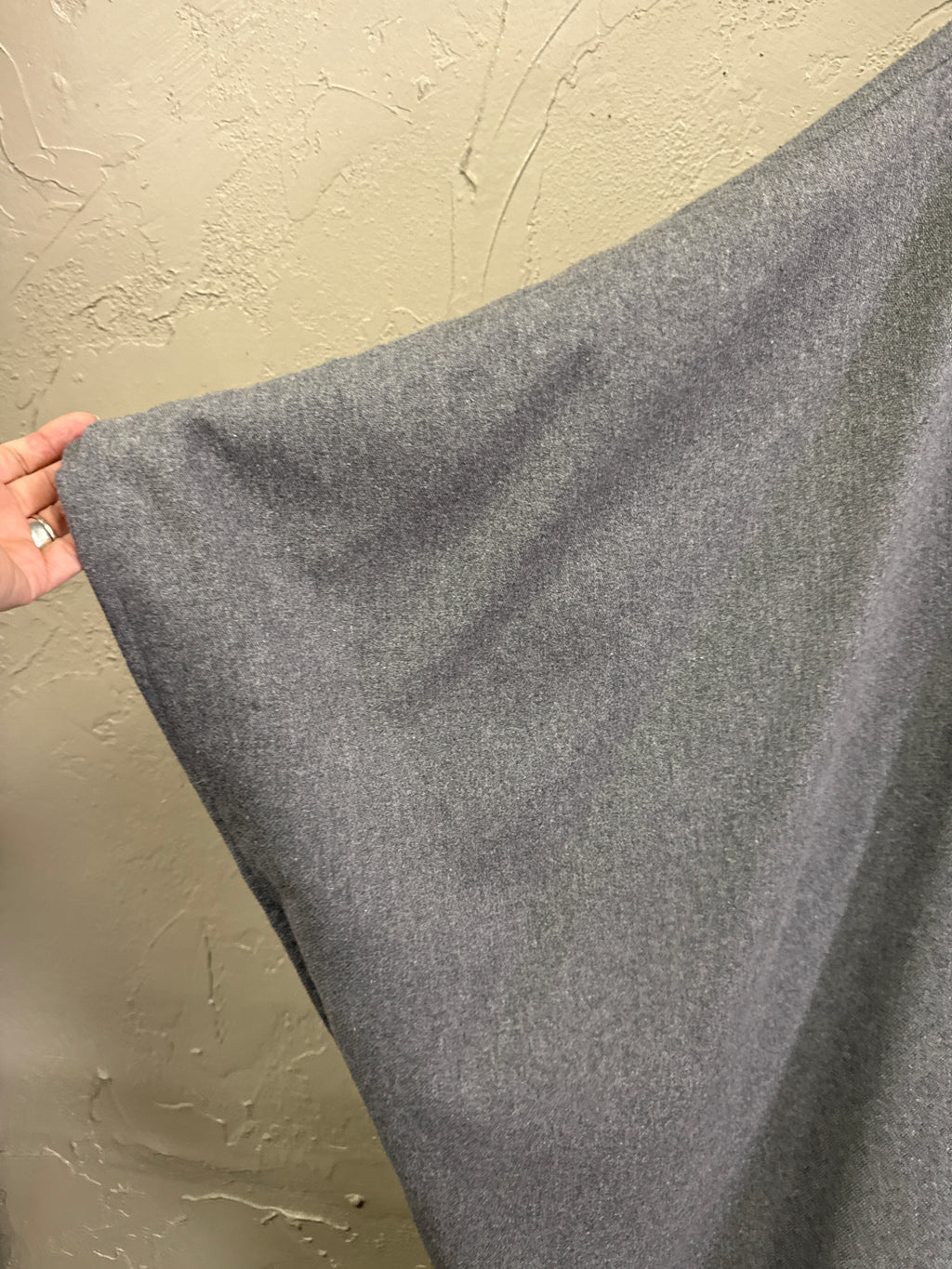 Button-Front Poncho Coat