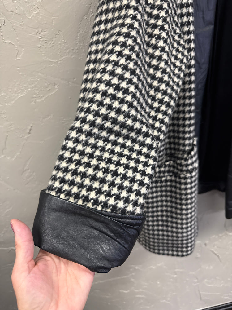 VTG 80's CAPRI HOUNDSTOOTH COAT