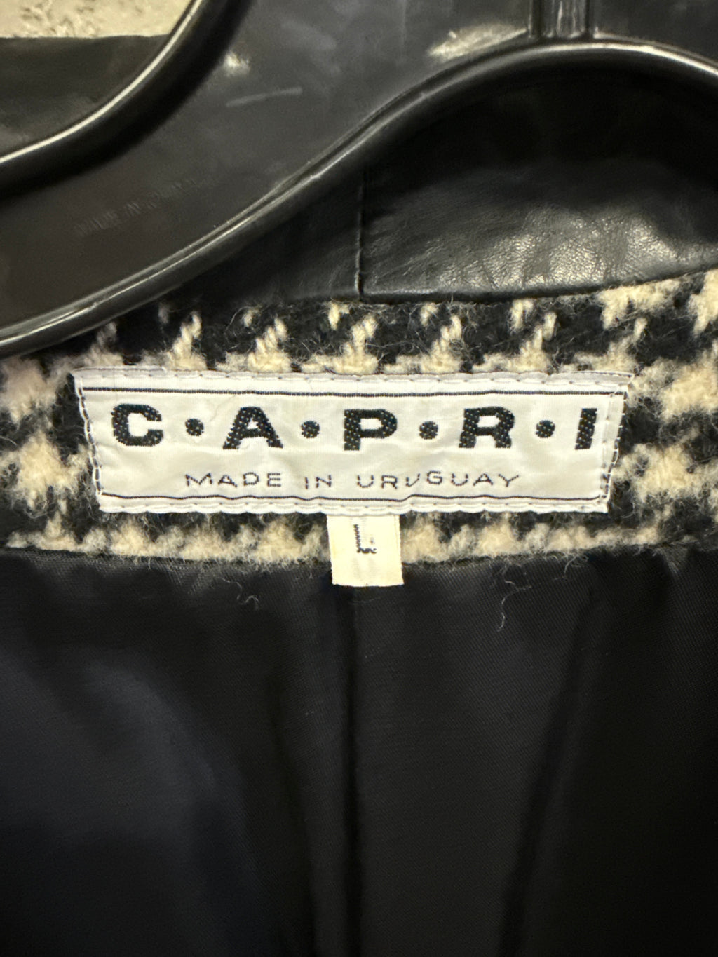 Vtg 80s Capri Open-Front Coat
