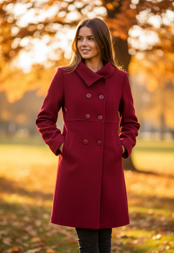 BENETTON WOOL BLEND COAT (org$225)