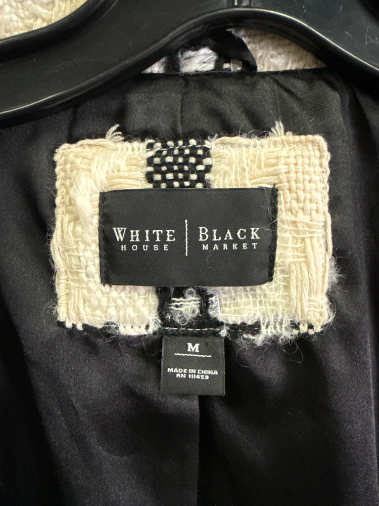 WHBM TWEED WOOL PEA COAT