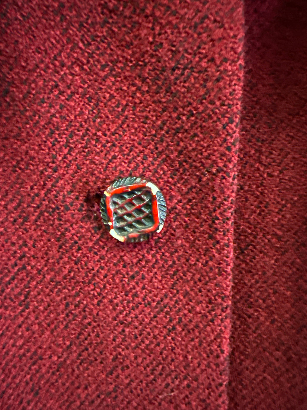 Vtg 60s Boucle Wool Coat