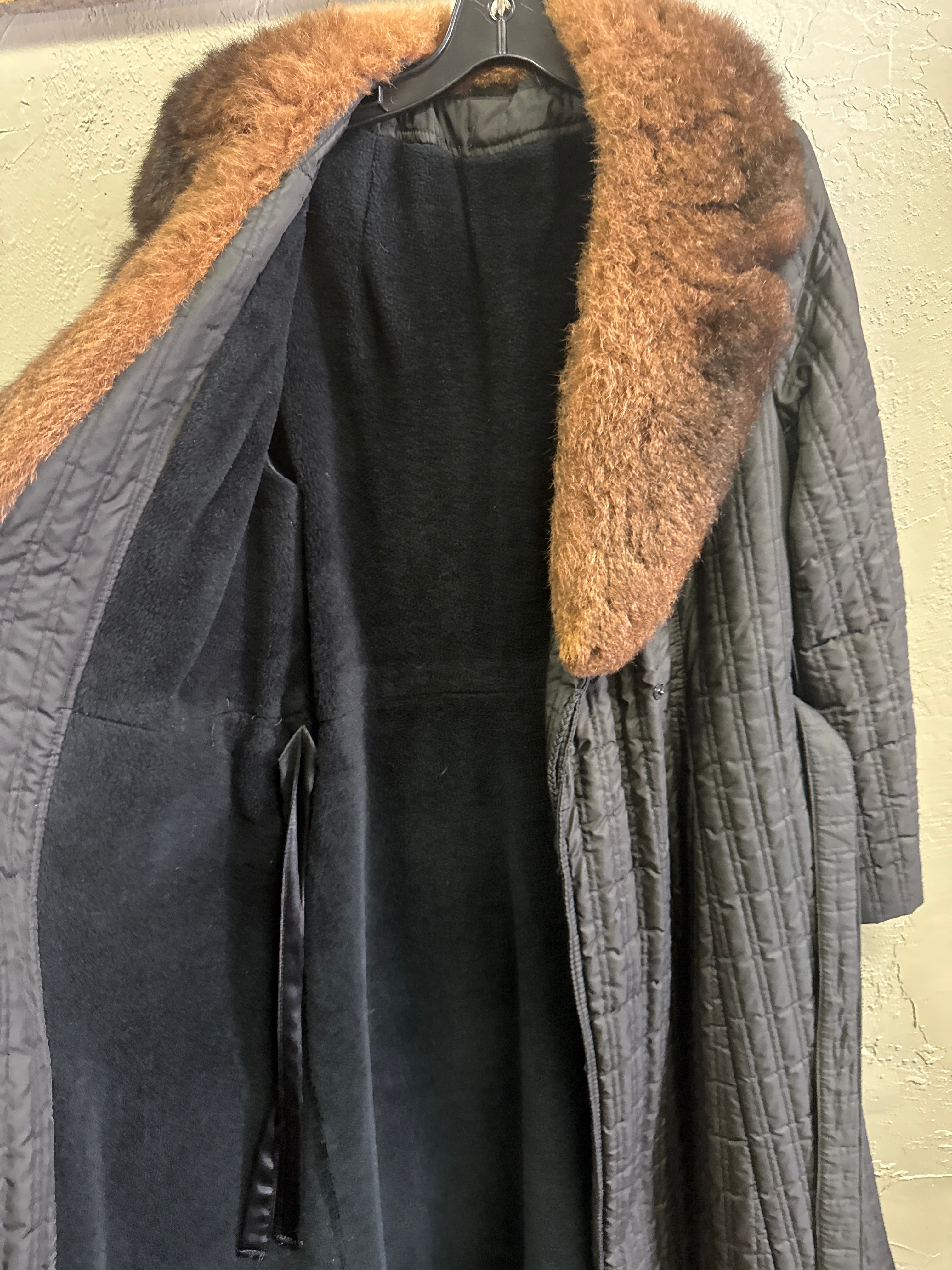 VTG COUNT ROMI FUR COLLAR COAT