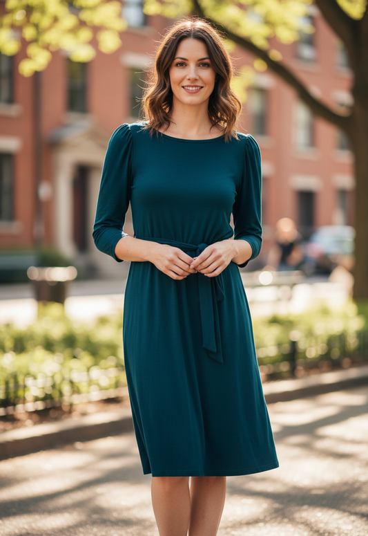 MAEVE BELTED DRESS