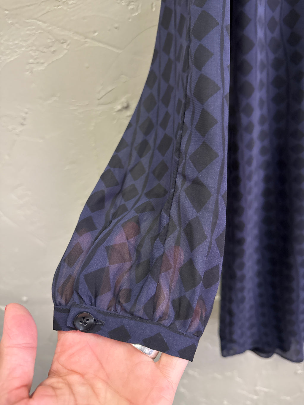 Cabi Harlequin Diamond Print Dress (org$119)