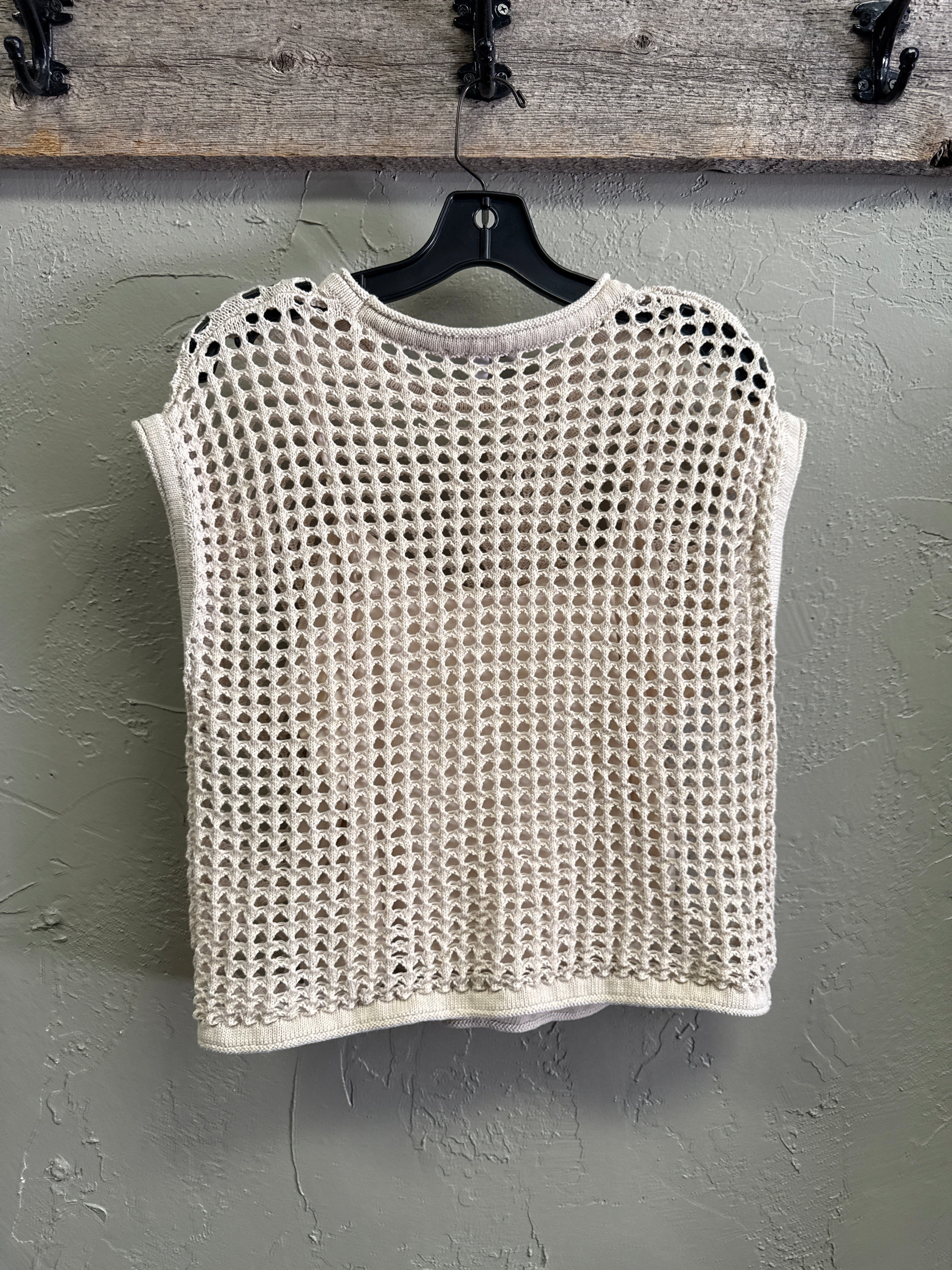 Steve Madden Crocheted Top