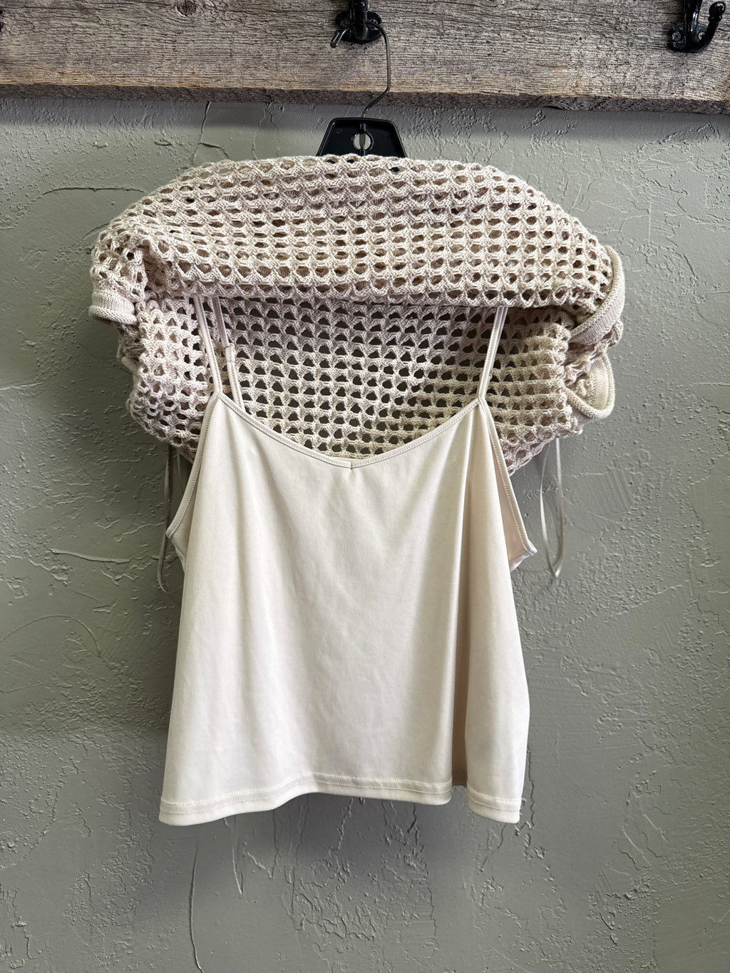 Steve Madden Crocheted Top