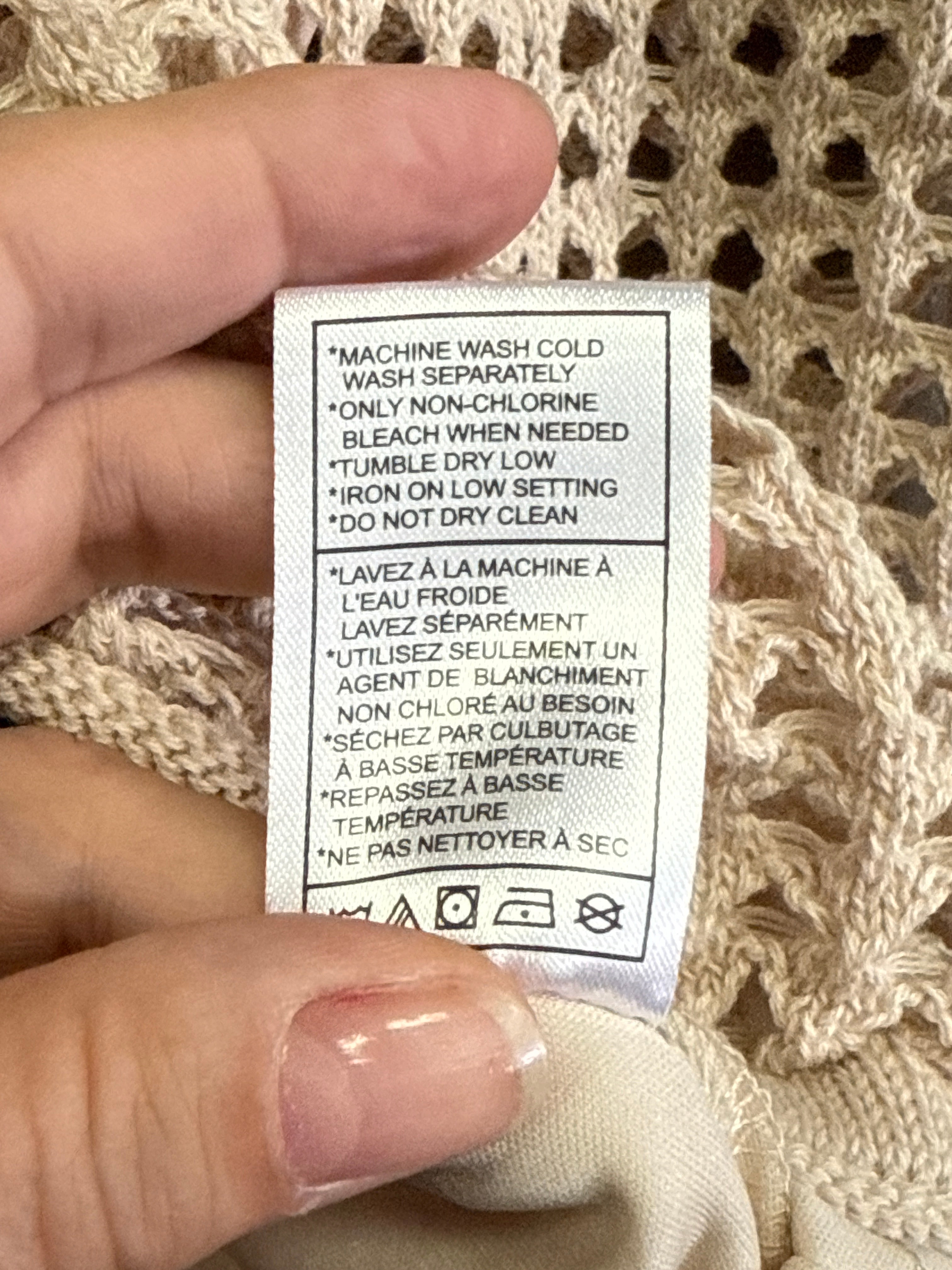 Steve Madden Crocheted Top