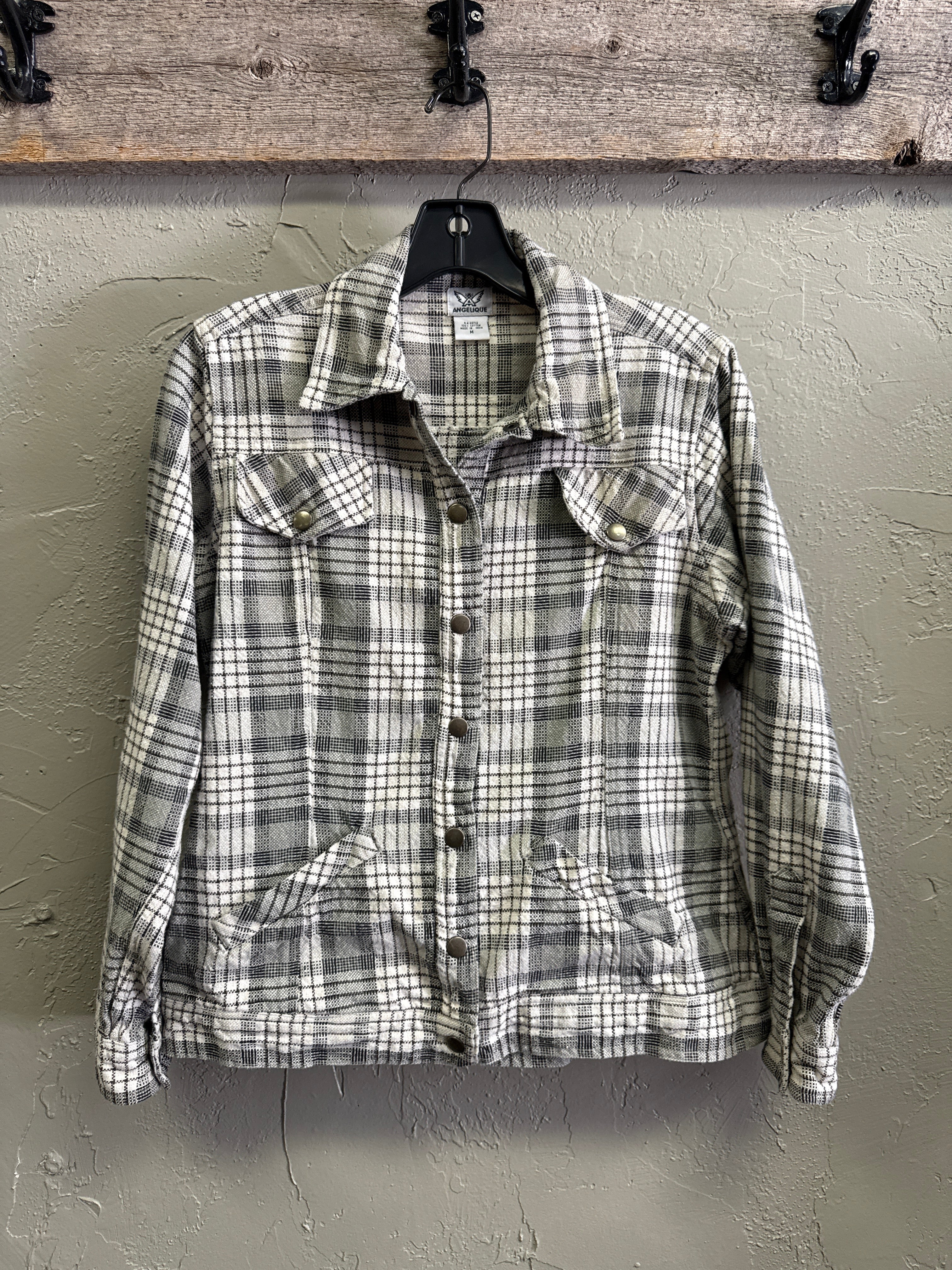 ANGELIQUE PLAID SHACKET
