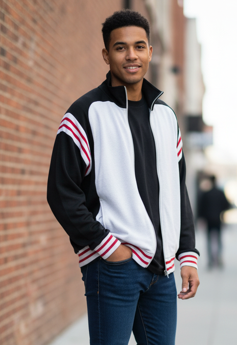 VTG 70's WINNING WAYS TRACK JACKET