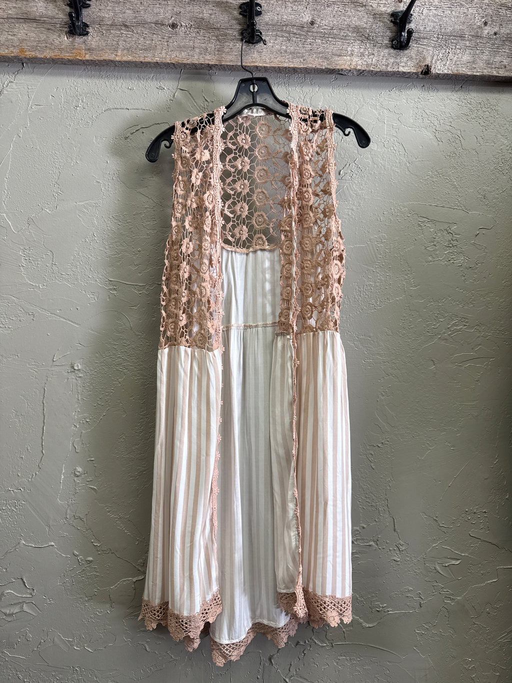 NWOT Indigo Thread Boho Vest (org$57)