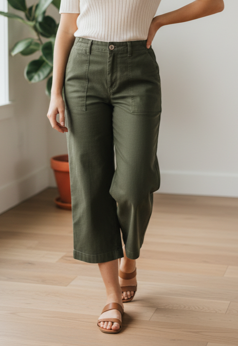 One5One Wide Leg Crop