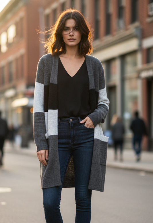 NWOT MODERN CANVAS OPEN CARIGANS