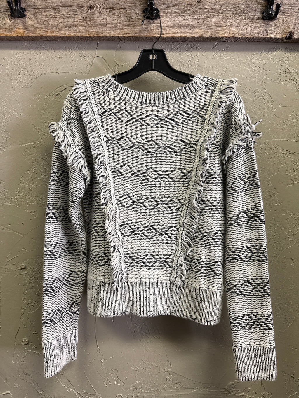 GAP Fringe Jacquard Pullover