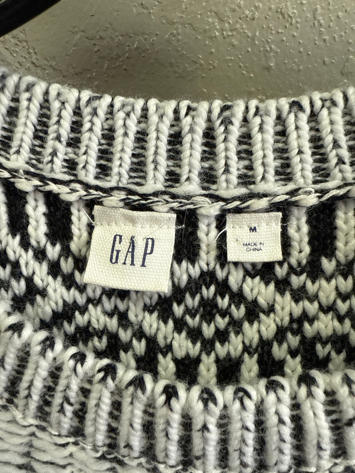 GAP Fringe Jacquard Pullover