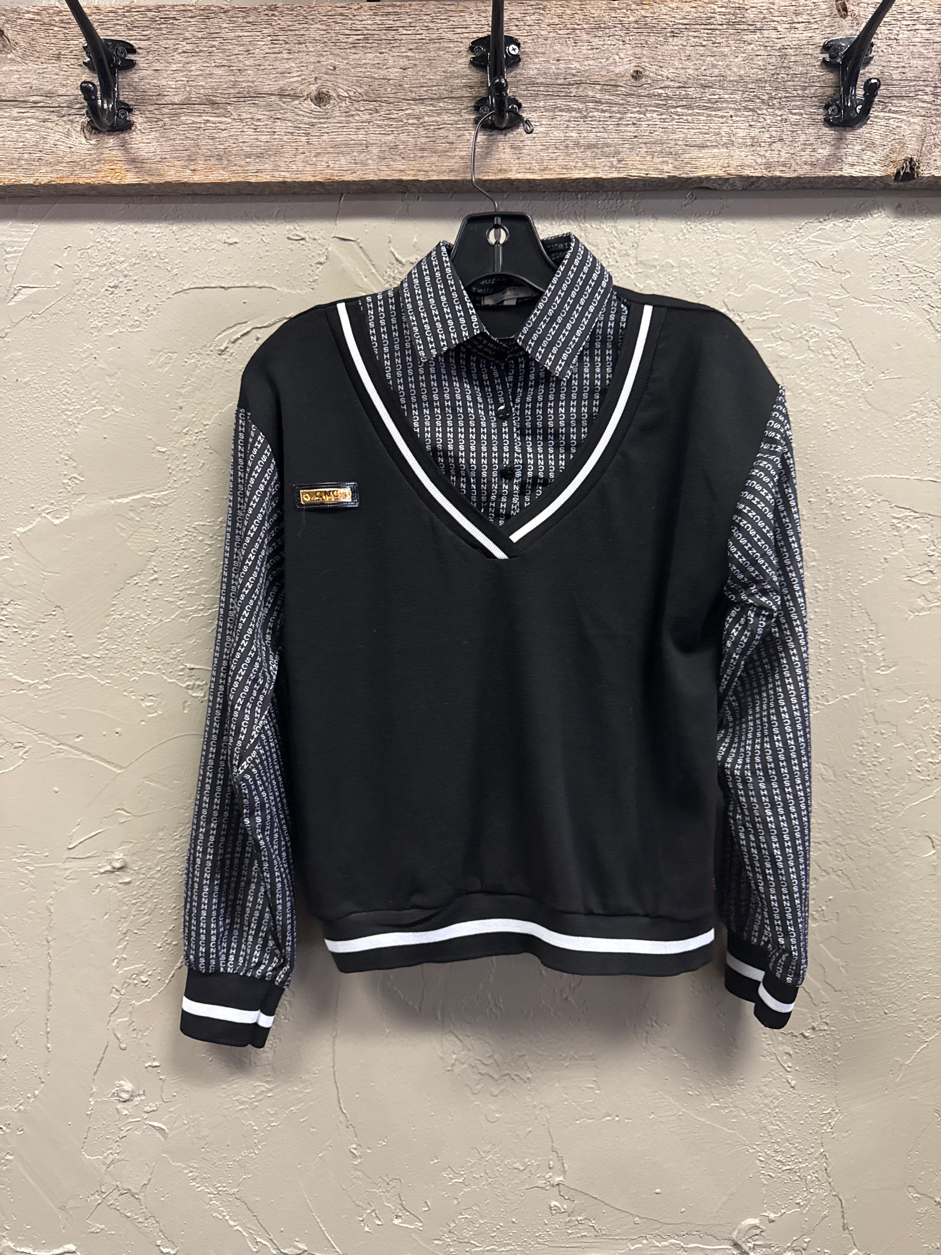 CNC FAUX LAYERED SHIRT/VEST