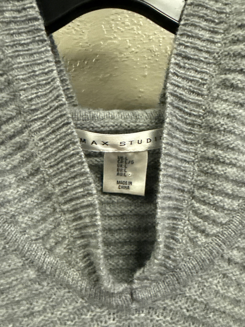 MAX STUDIO HOODED WOOL SWEATER