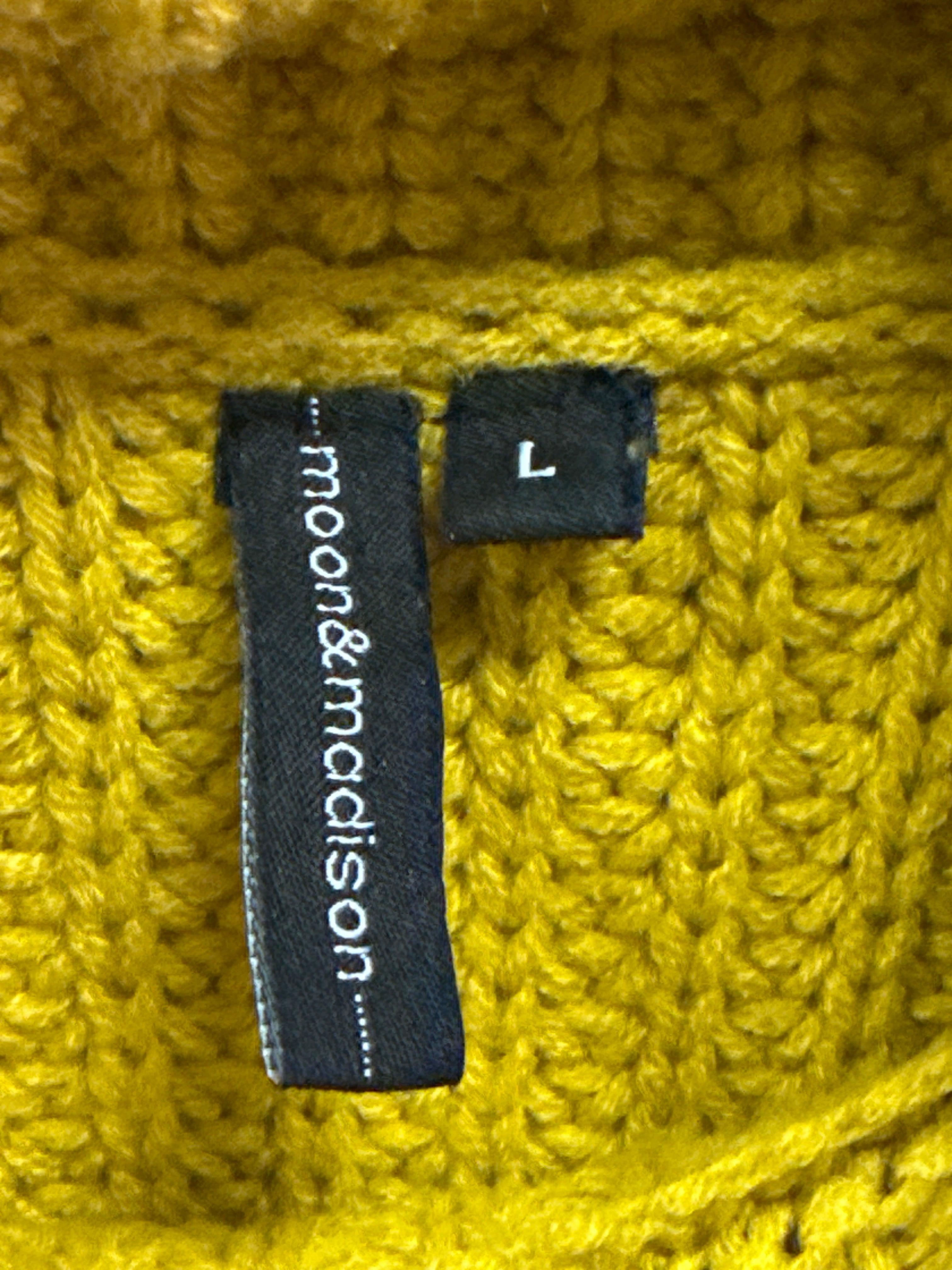 MOON & MADISON COWL NECK CROP SWEATER