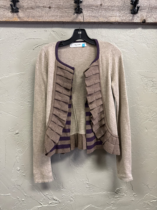 SPARROW RUFFLE CARDI (org$98)