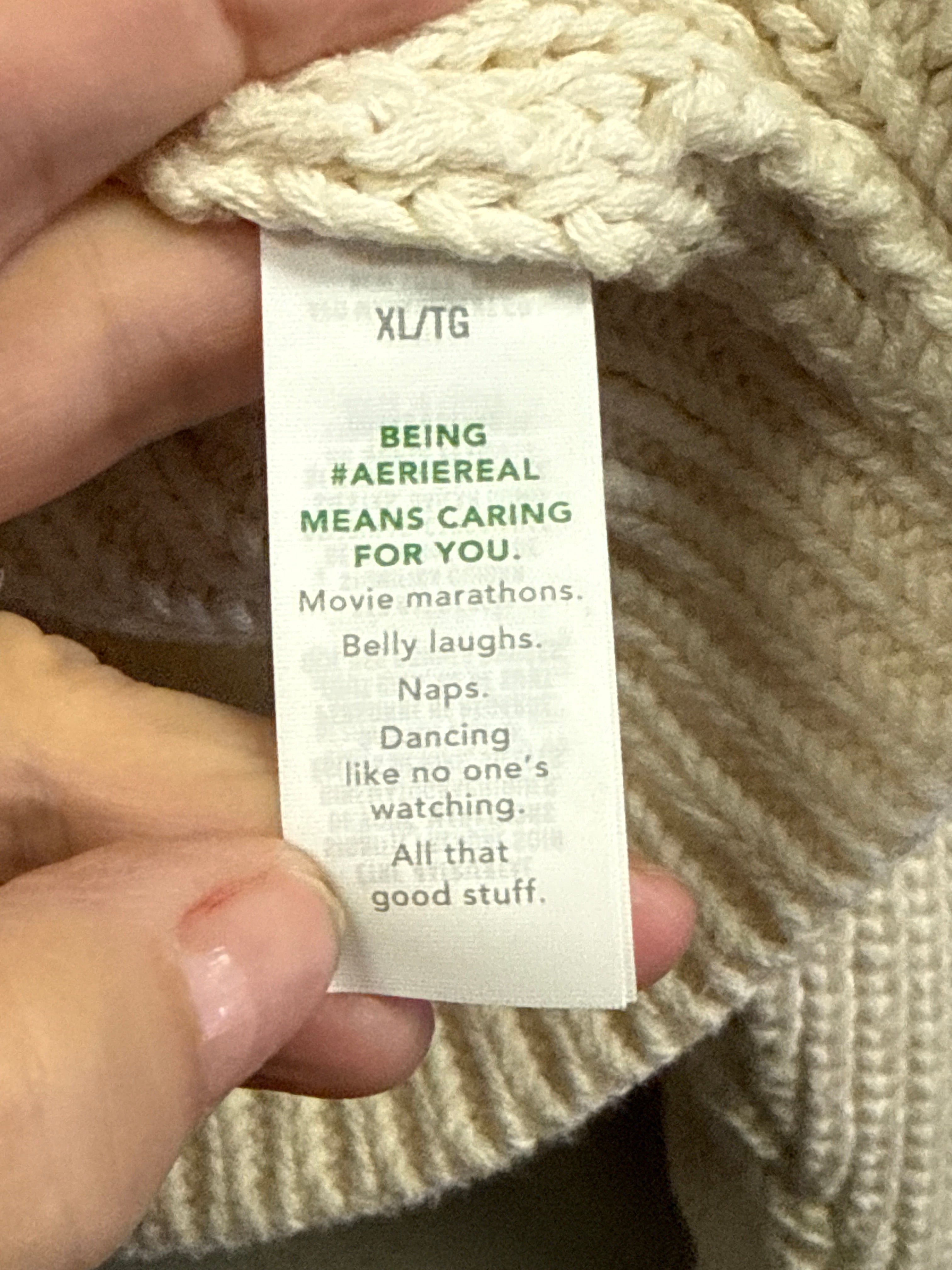 AERIE FULL ZIP CROP SWEATER