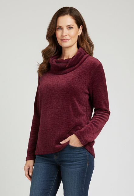 NWOT OSO CASUALS CHENILLE PULLOVER