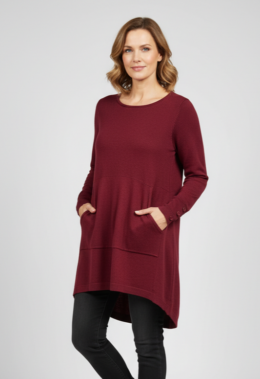 NY&CO SWEATER TUNIC w POCKETS
