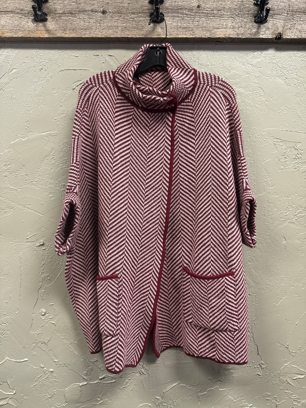 CHEVRON RIDING CAPE