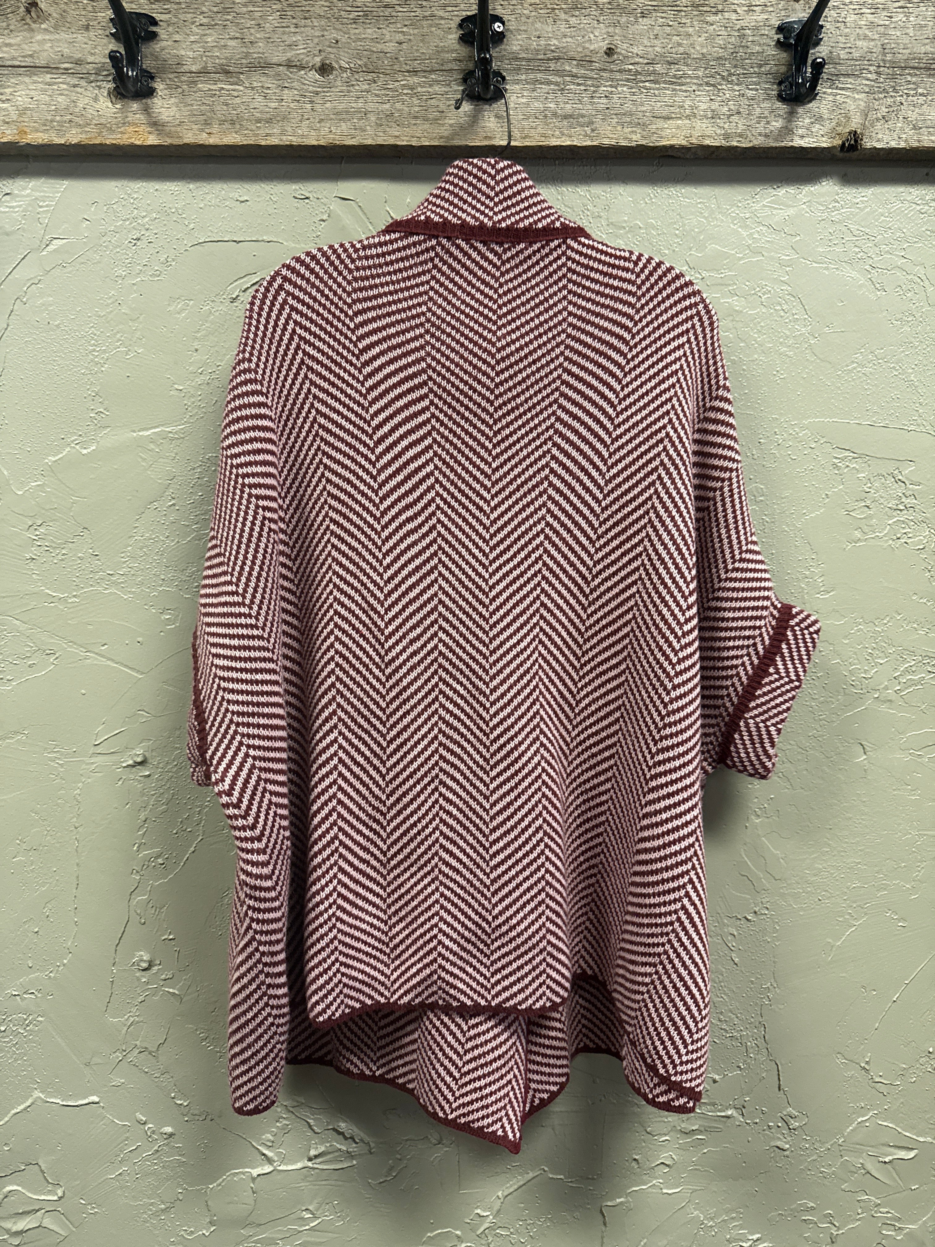 CHEVRON RIDING CAPE