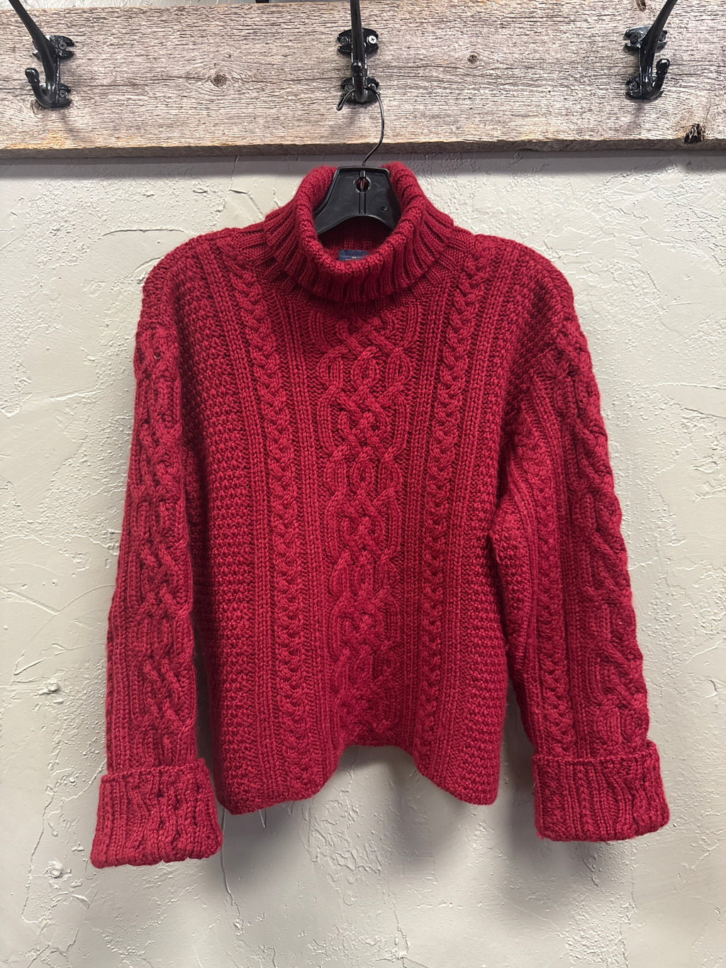 PAUL JAMES CABLEKNIT WOOL SWEATER
