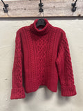 PAUL JAMES CABLEKNIT WOOL SWEATER
