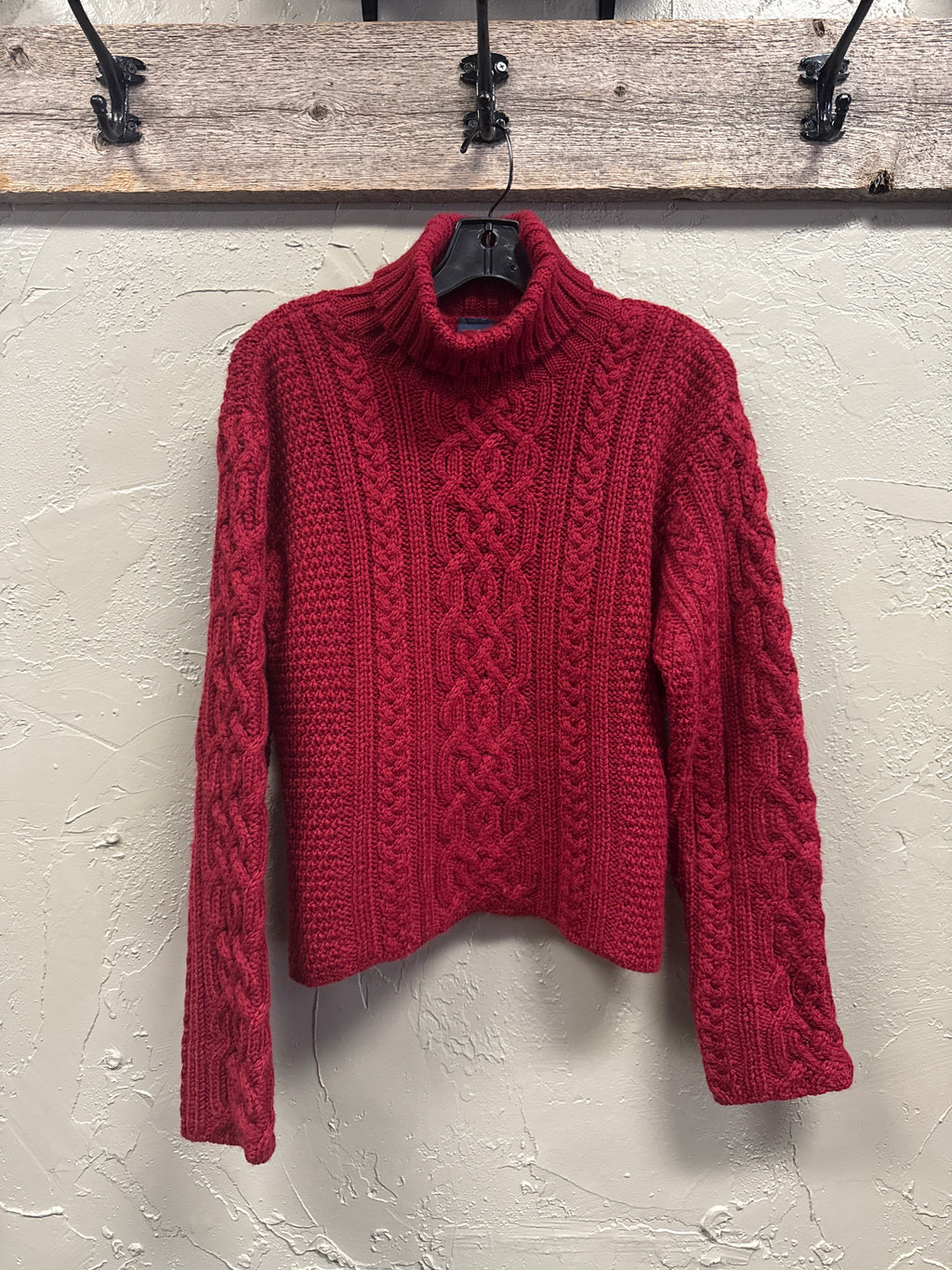 PAUL JAMES CABLEKNIT WOOL SWEATER