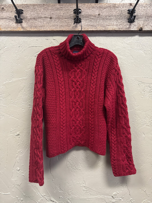 PAUL JAMES CABLEKNIT WOOL SWEATER