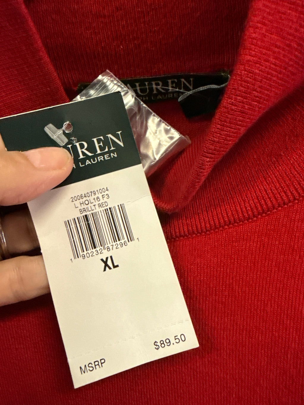 NWT LAUREN TURTLENECK (org$90)