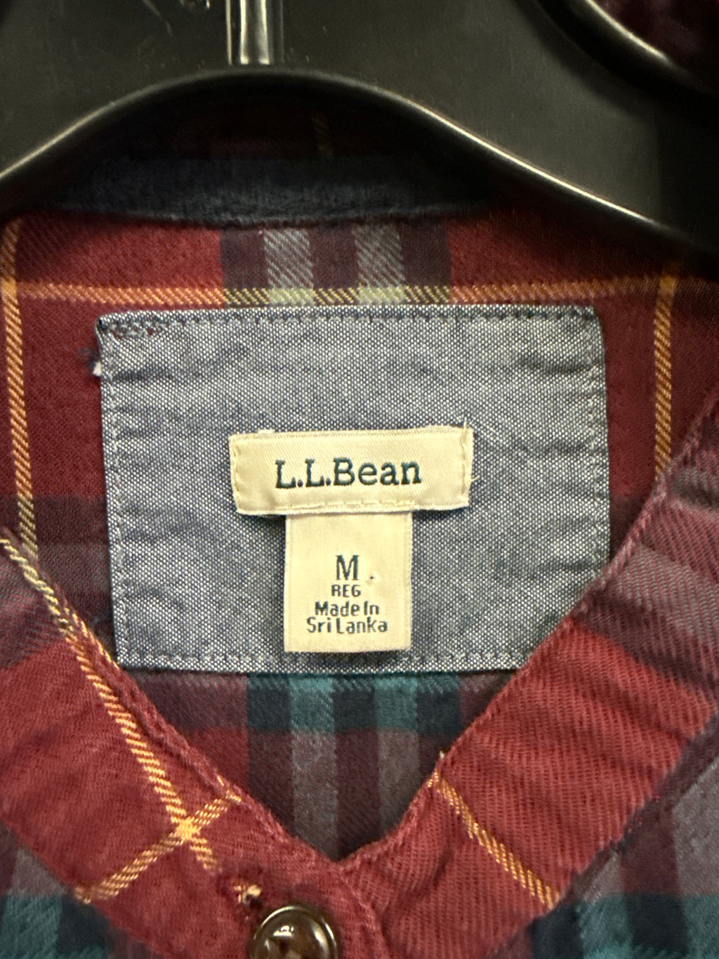 LL BEAN FLANNEL SHIRT