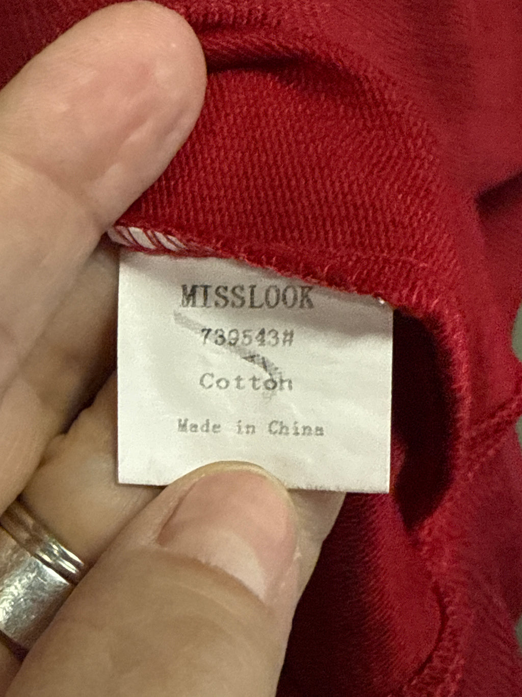 MISSLOOK COWL NECK PULLOVER