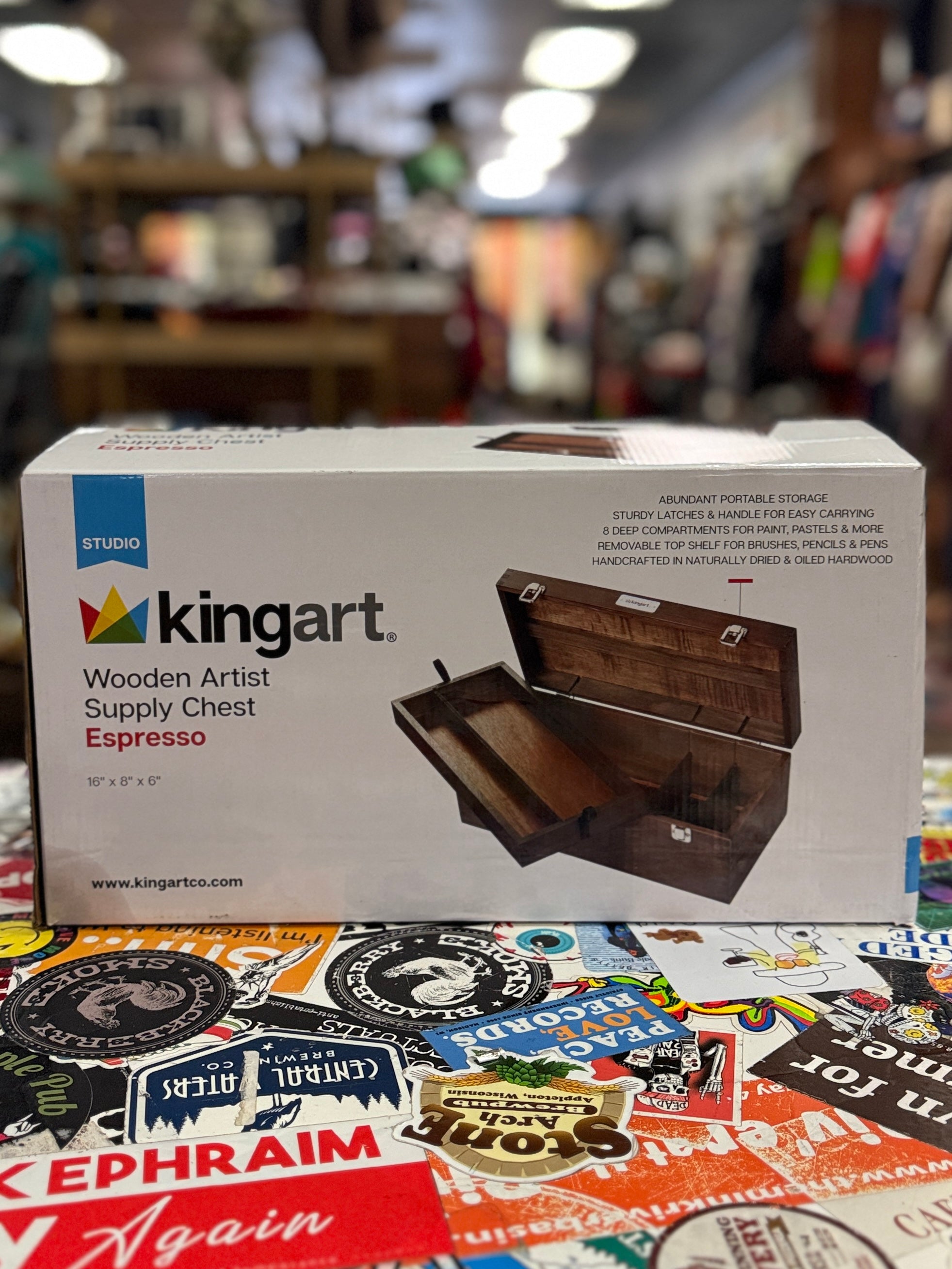 NIB KINGART ARTIST SUPPLY CHEST